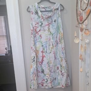 Grizas Multicolor Abstract Midi Dress